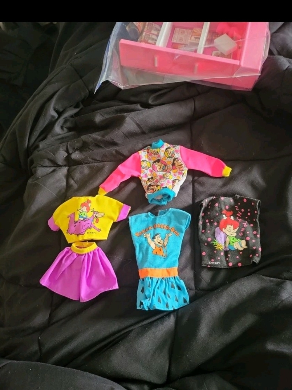 Vintage 1993 Mattel Barbie The Flintstones Funwear Fashion Line - Picture 2 of 2